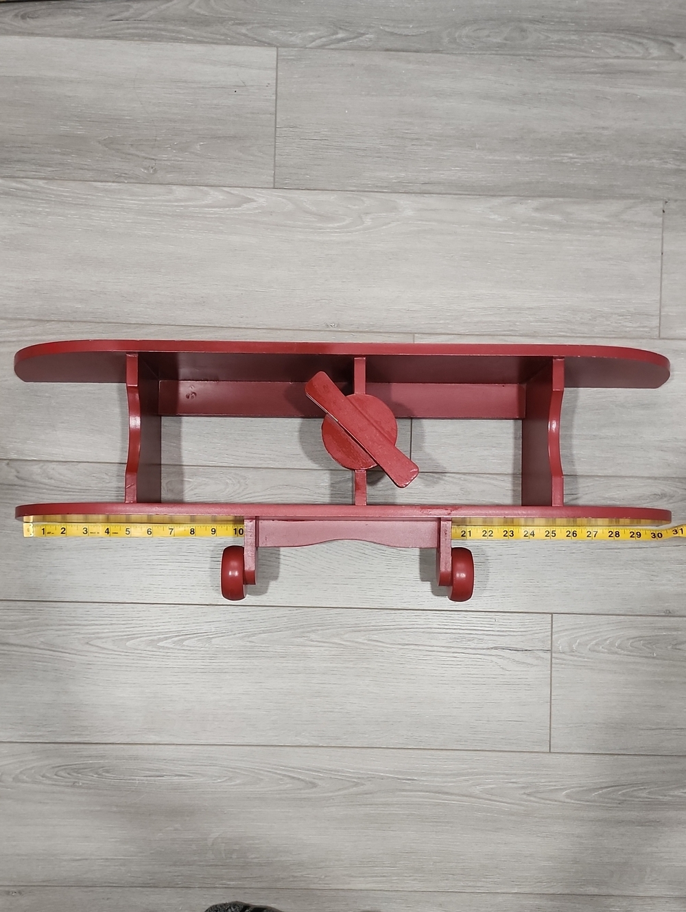 ✈️Red Wall-Mounted Airplane Storage Shelf